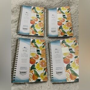 Blue Sky Citrus Burst Planner 2025-2026 bundle 4